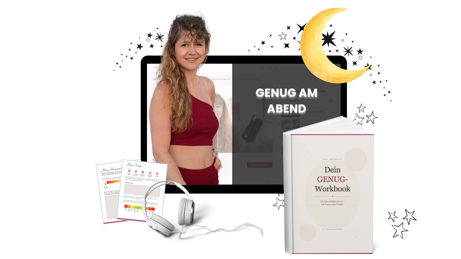Kurs-Mockup: Frei am Abend