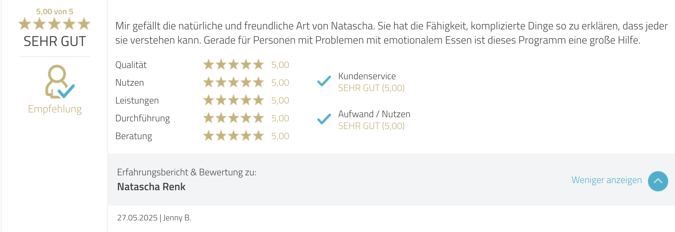 Erfahrungen mit Abnehmen mit Psychologie